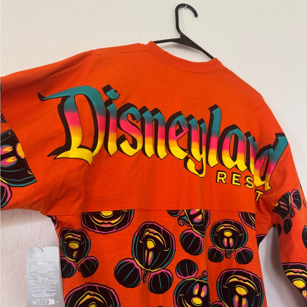Disney Parks Halloween Disneyland Spirit Jersey Mickey Mouse Pumpkin small - Picture 6 of 7